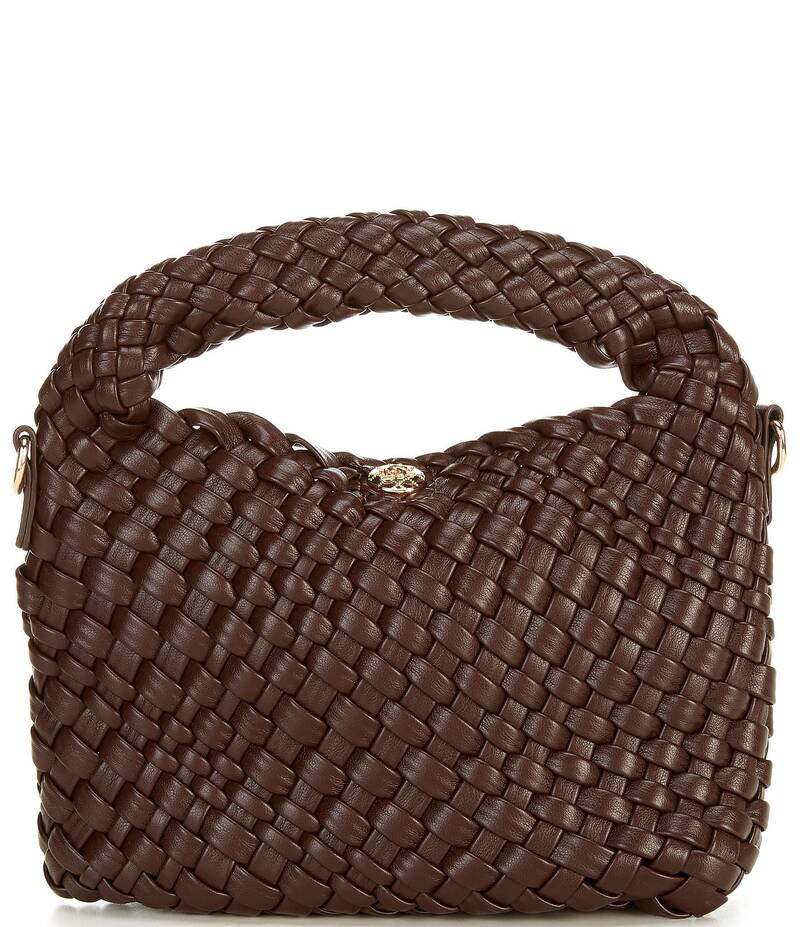 デューンロンドン レディース バッグ ミニ Dune London Dinkydeliberate Mini Woven Top Handle Clutch Brown ブラウン｜ReVida 店 22,896円