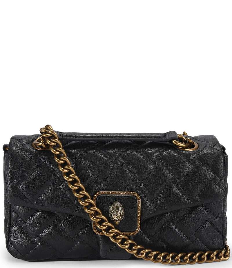 カートジェイガーロンドン レディース バッグ キルティング Kurt Geiger London Pimlico Quilted Shoulder Crossbody Bag Black ブラック｜ReVida 店