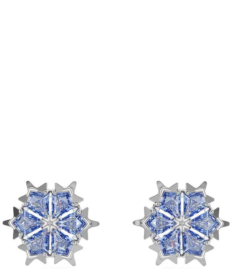 スワロフスキー レディース アクセサリー ピアス・イヤリング Swarovski Magic Snowflake Stud Earrings Blue ブルー