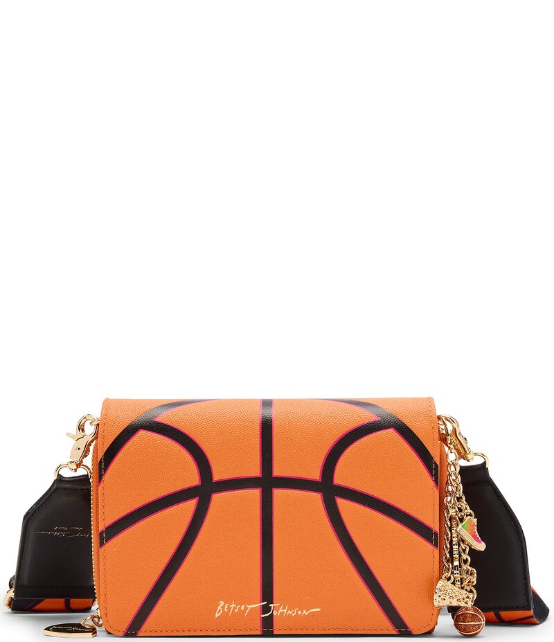 ベッツィジョンソン レディース バッグ Betsey Johnson Game Time Basketball Crossbody Bag Orange オレンジ｜ReVida 店