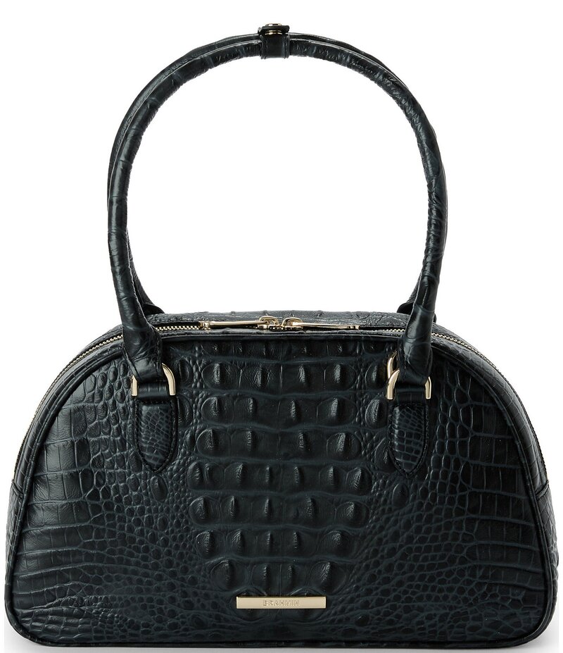 ブランミン レディース バッグ BRAHMIN Alden Road Collectoin Angie Small Dome Satchel Bag Black ブラック