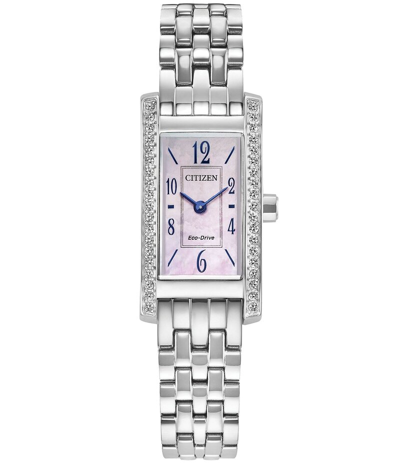 シチズン レディース アクセサリー 腕時計 Tシャツ Citizen Women's Eco-Drive Classic Two Hand Stainlessteel Bracelet Watch Silver シルバー
