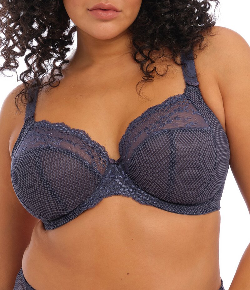 エロミ レディース アンダーウェア ブラジャー Elomi Charley Plunging Convertible Underwire Bra Storm