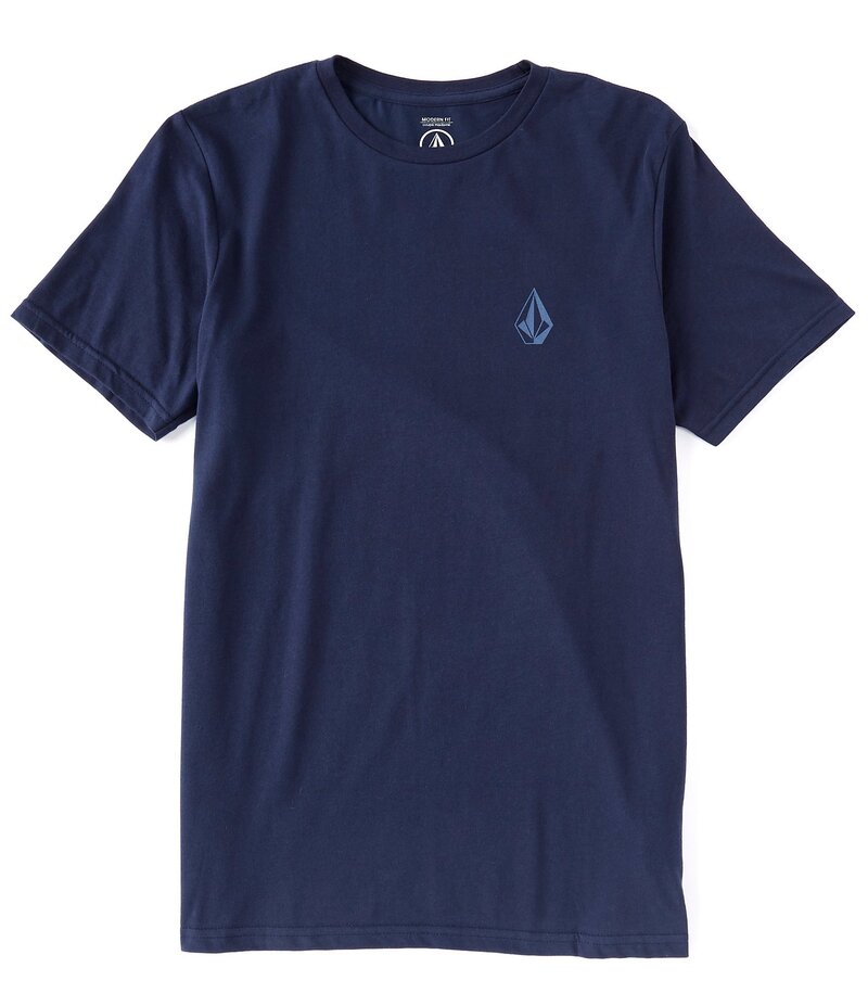 ボルコム メンズ トップス プルオーバー Volcom Stone Tech Short Sleeve T-Shirt Navy 米国海軍