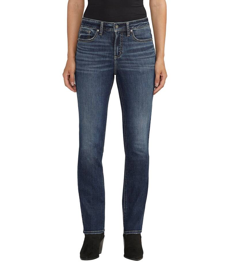 シルバー ジーンズ レディース ボトムス デニムパンツ Silver Jeans Co. Avery High Rise Straight Jeans Indigo インディゴ