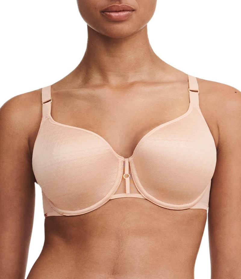 シャントル レディース アンダーウェア ブラジャー Tシャツ Chantelle Monogram Smooth Lightweight Underwire T-Shirt Bra Nude Blush ブラッシュ