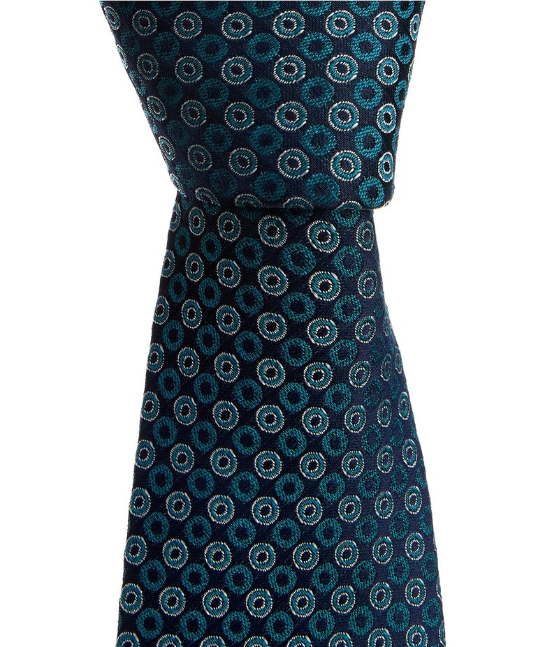 ラウンドトゥリーアンドヨーク メンズ アクセサリー ネクタイ ミニ シルク Roundtree & Yorke Sacha Mini Circle 3 1/8 Silk Tie Green グリーン 11,684円