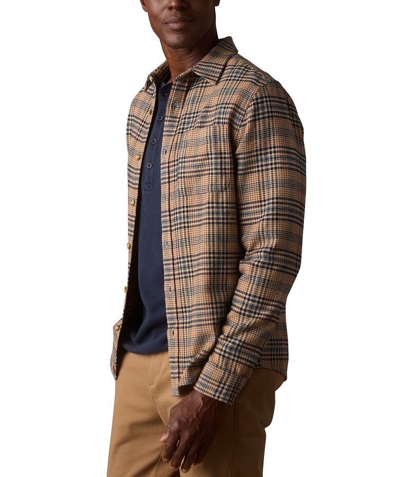 ノーマルブランド メンズ トップス シャツ The Normal Brand Louis Heavyweight Flannel Overshirt Fawn Plaid チェック