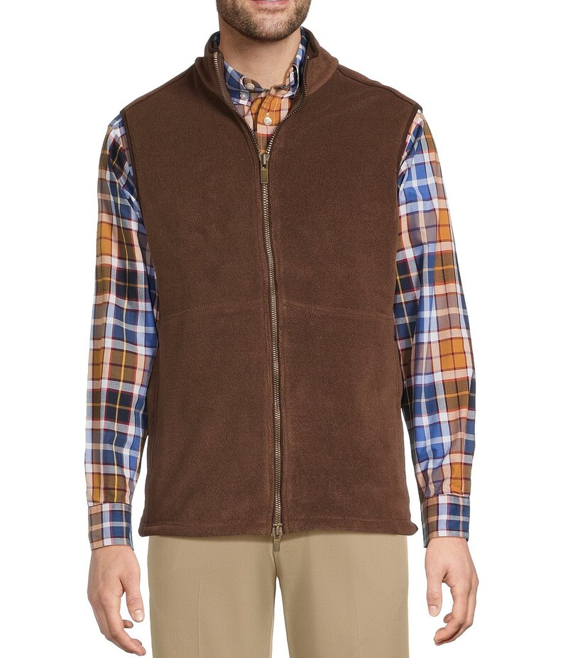 ラウンドトゥリーアンドヨーク メンズ アウター ベスト Roundtree & Yorke Chill Defense Vest Brown ブラウン