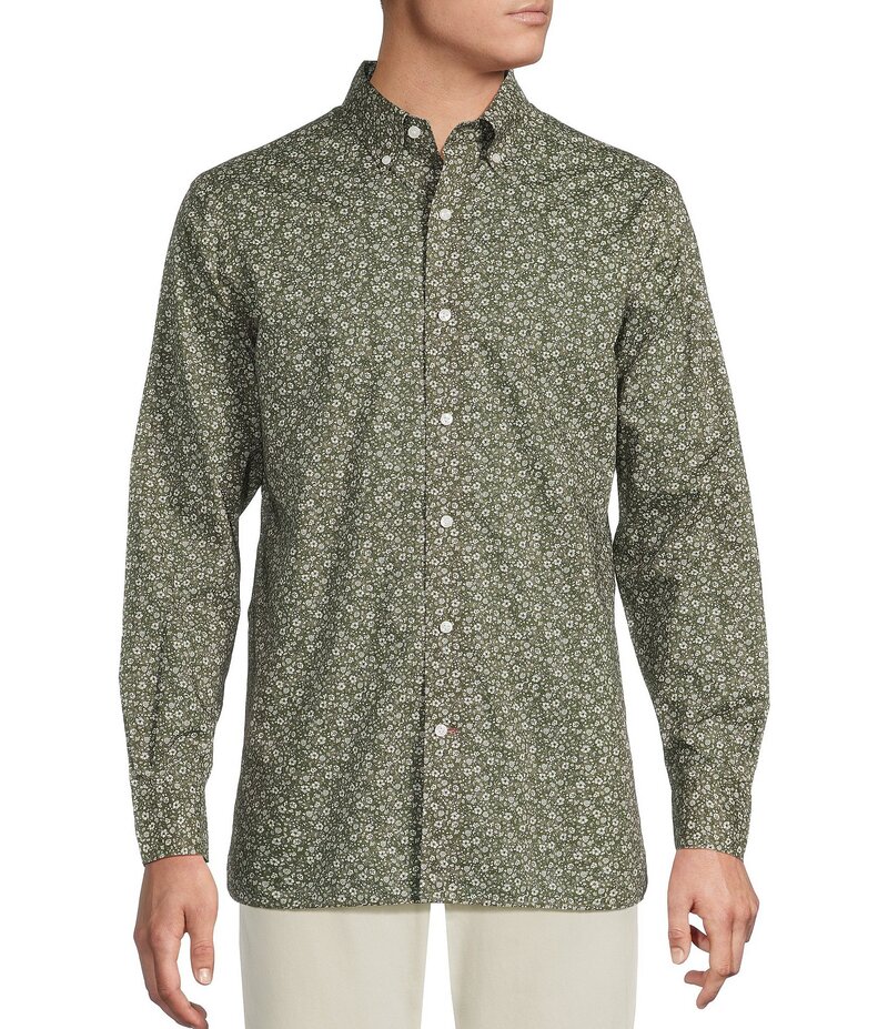 ダニエル クレミュ メンズ トップス シャツ フラワー柄 フラワー Cremieux Blue Labeliberty Floralong Sleeve Woven Shirt Multi マルチカラー