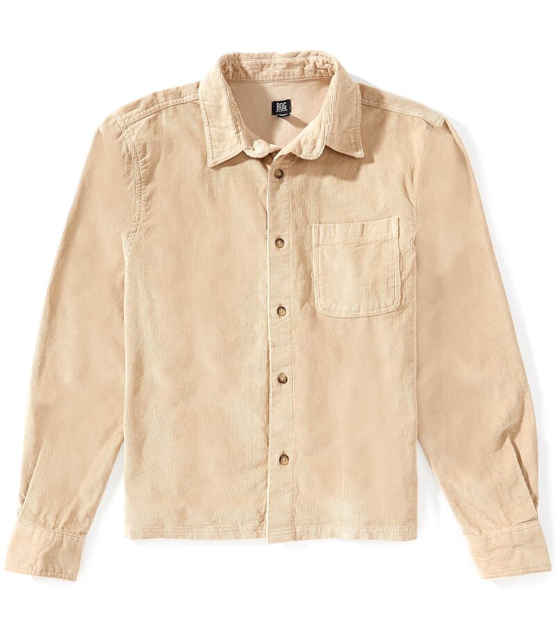 アーバンアウトフィッターズ メンズ トップス プルオーバー コール天 BDG Urban Outfitters Ezra Long Sleeve Corduroy Woven Shirtan タン