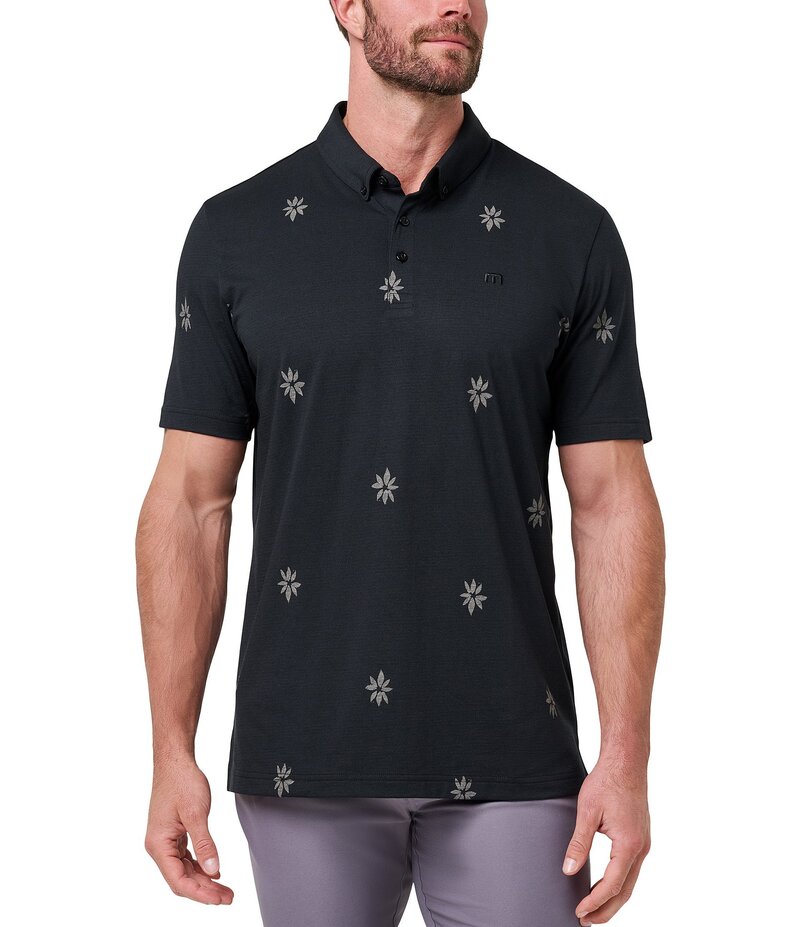 トラビスマヒュー メンズ トップス シャツ TravisMathew Rome Around Short Sleeve Polo Shirt Black ブラック