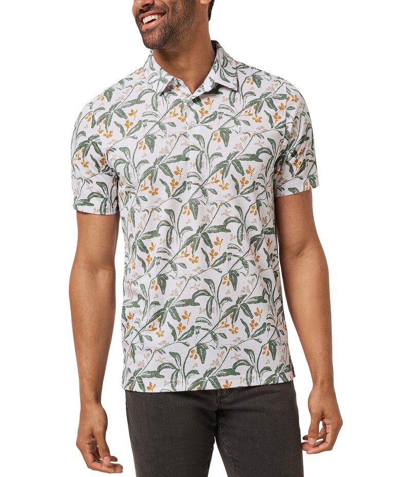 トラビスマヒュー メンズ トップス ティーシャツ TravisMathew Relationship Statushort Sleeve Polo Shirt White 白いこと トップス-カジュアルシャツ-メンズファッション