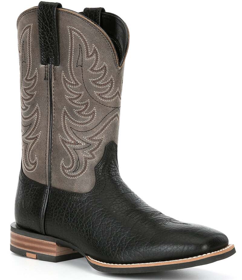 アリアト メンズ シューズ ブーツ・レインブーツ ダウン Ariat Men's Everlite Countdown Western Boots Black/Slate Grey ブラック|ReVida 店