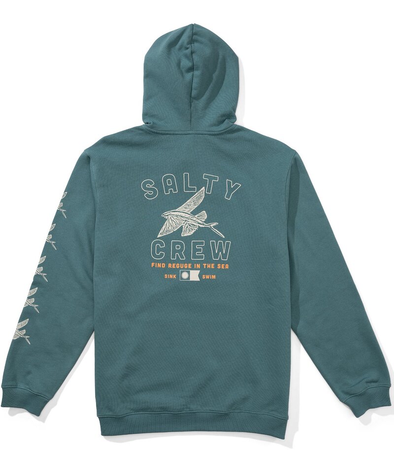 ソルティークルー メンズ アウター パーカー・スウェット フリース Salty Crew Super Fly Long Sleeve Fleece Hoodie Hydro