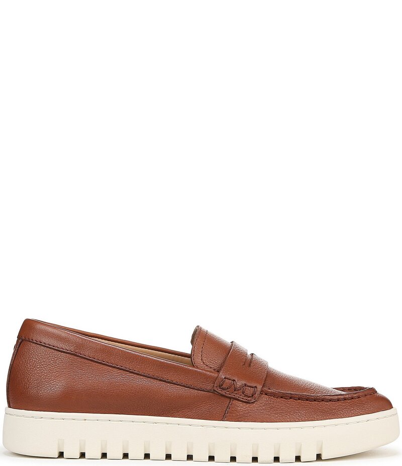 バイオニック メンズ シューズ スリッポン・ローファー レザー Vionic Men's Uptown Leather Penny Loafers Tan タン