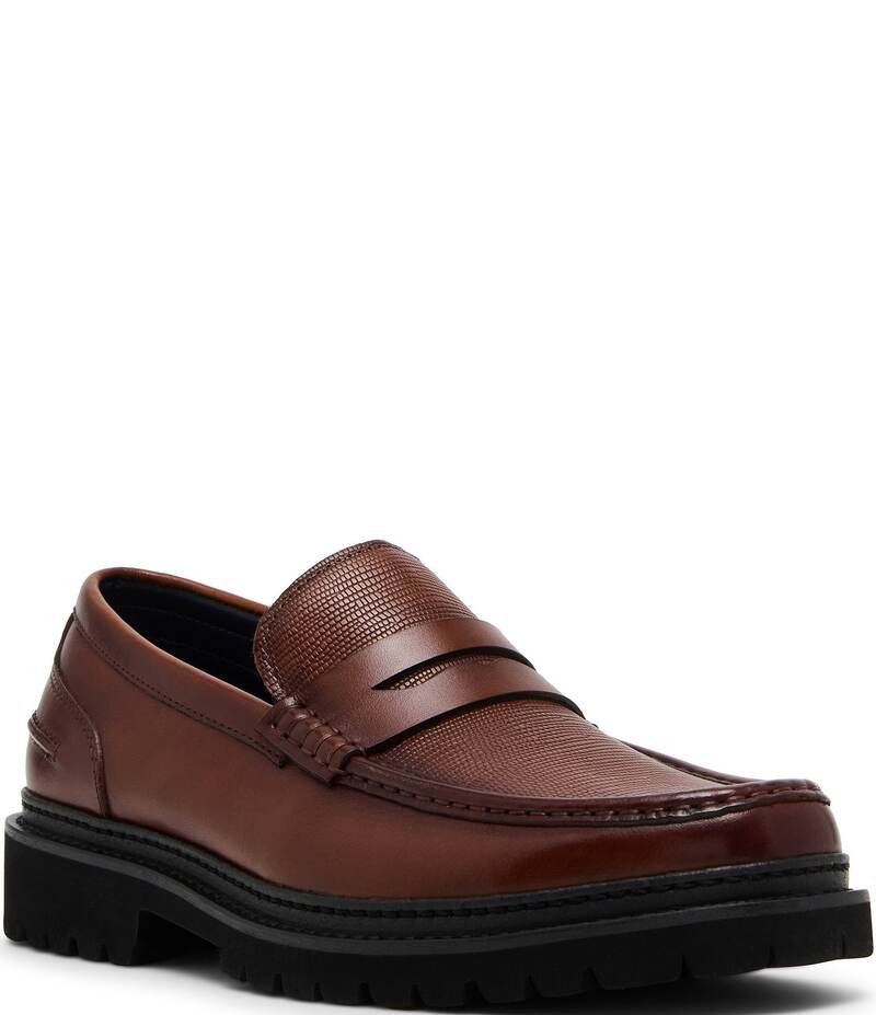 スティーブ マデン メンズ シューズ スリッポン・ローファー レザー Steve Madden Men's Ashland Leather Penny Loafers Tan タン 31,720円
