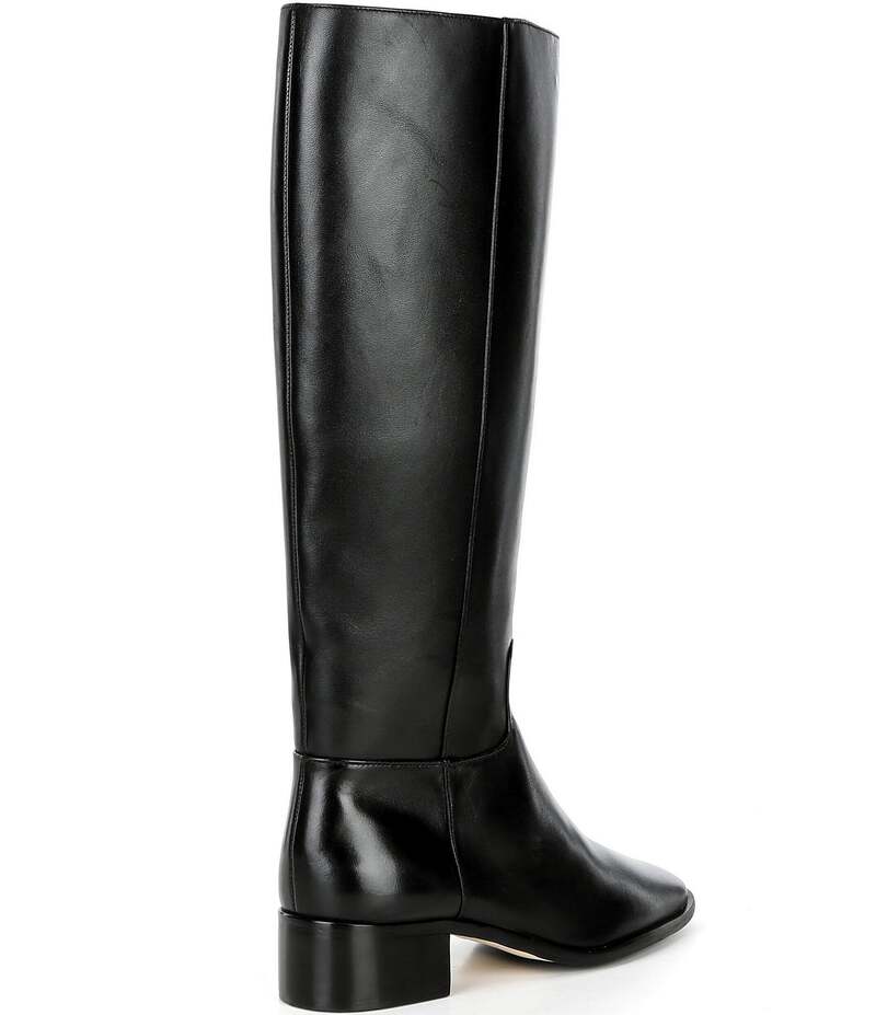 アントニオ メラーニ レディース シューズ ブーツ・レインブーツ トール レザー Antonio Melani Rowan Leather Tall Dress Boots Black ブラック
