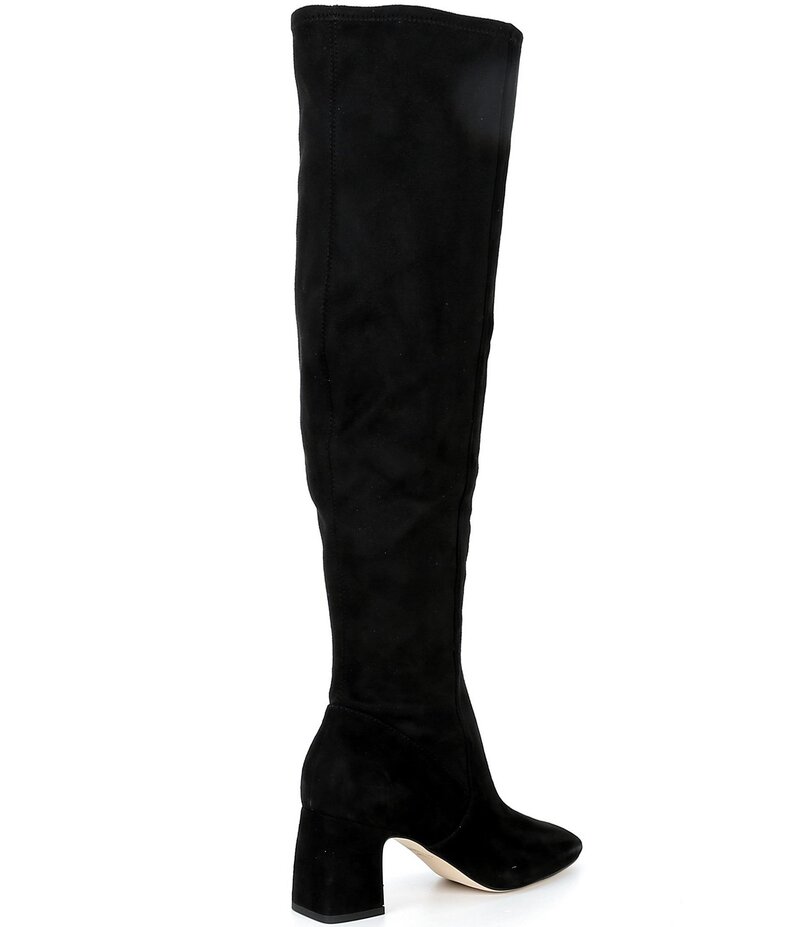 コールハーン レディース シューズ ブーツ・レインブーツ ジョーゼット スエード Cole Haan Georgette Suede Over The Knee Boots Black ブラック｜ReVida 店
