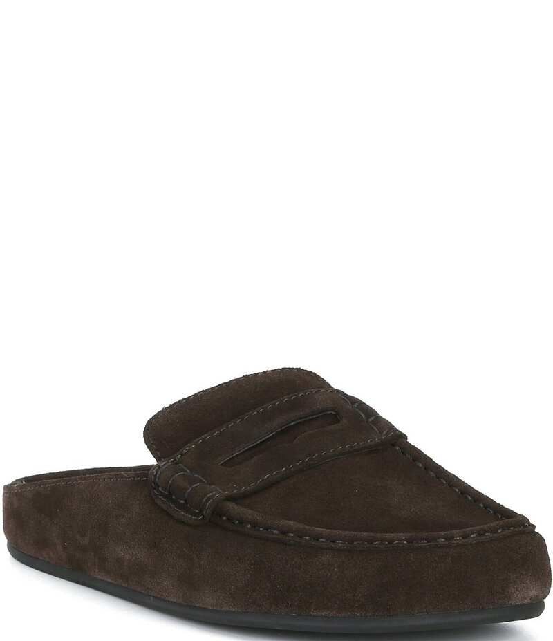 ジェフリー キャンベル レディース シューズ スリッポン・ローファー スエード Jeffrey Campbell Milesuede Penny Loafer Clogs Brown ブラウン