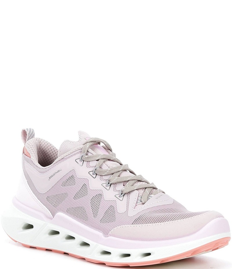 エコー レディース シューズ スニーカー メッシュ レース レザー ECCO Women's Biom 720 Leather and Mesh Lace Up Sneakers Purple パープル
