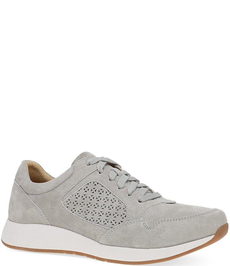 ダンスコ レディース シューズ スニーカー オックスフォード スエードクロス Dansko Catie Suede Oxford Sneakers Grey 薄墨色