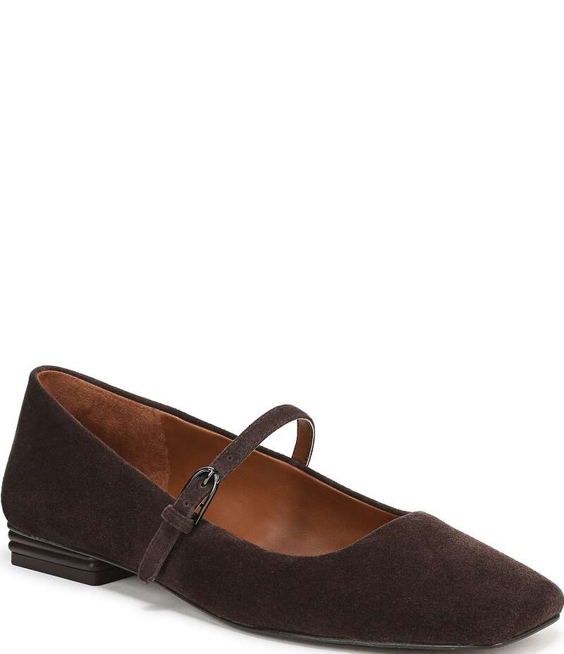 フランコサルト レディース シューズ パンプスエード Franco Sarto Tinsley Suede Mary Jane Flats Brown ブラウン