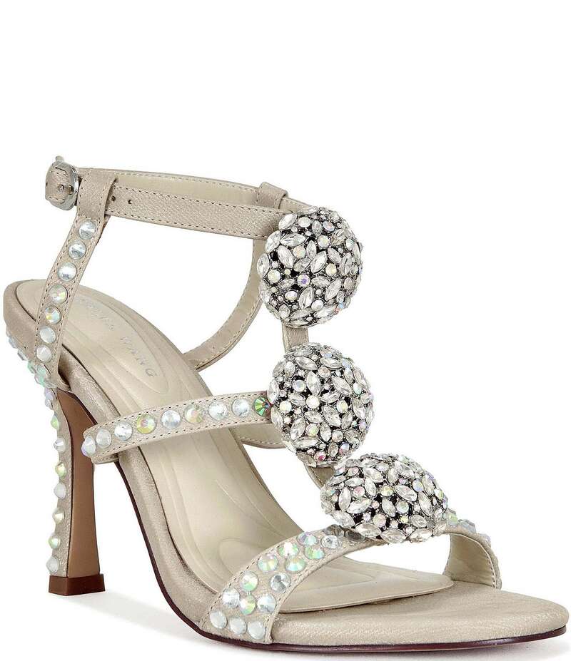 アザレア ワン レディース シューズ サンダル Azalea Wang Bestella Jewel Embellishedressandals Champagne シャンパン