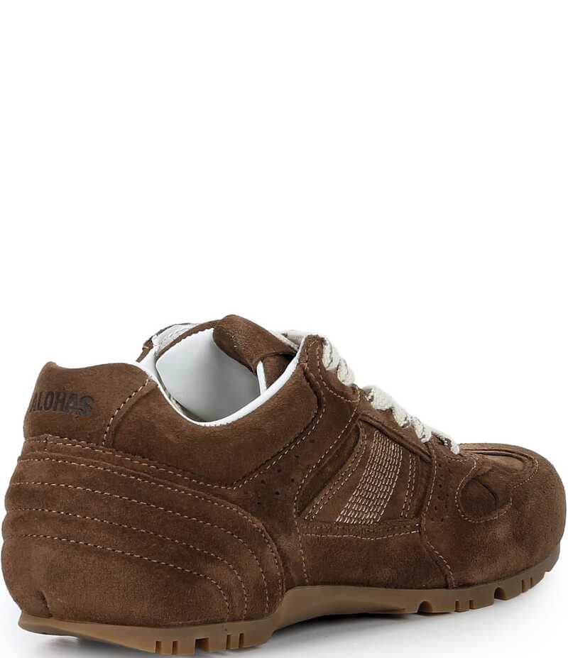 アロハス レディース ボトムス カジュアルパンツ スニーカー スエード レース ALOHAS Tb.56 Suede Lace Up Sneakers Brown ブラウン