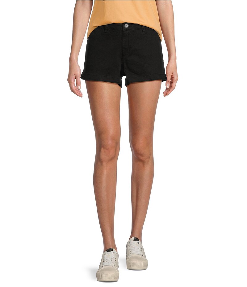 YMI ジーンズ レディース ボトムス ハーフパンツ・ショーツ ショートパンツ デニム YMI Jeanswear Denim Trouser Shorts Black ブラック｜ReVida 店 10,485円