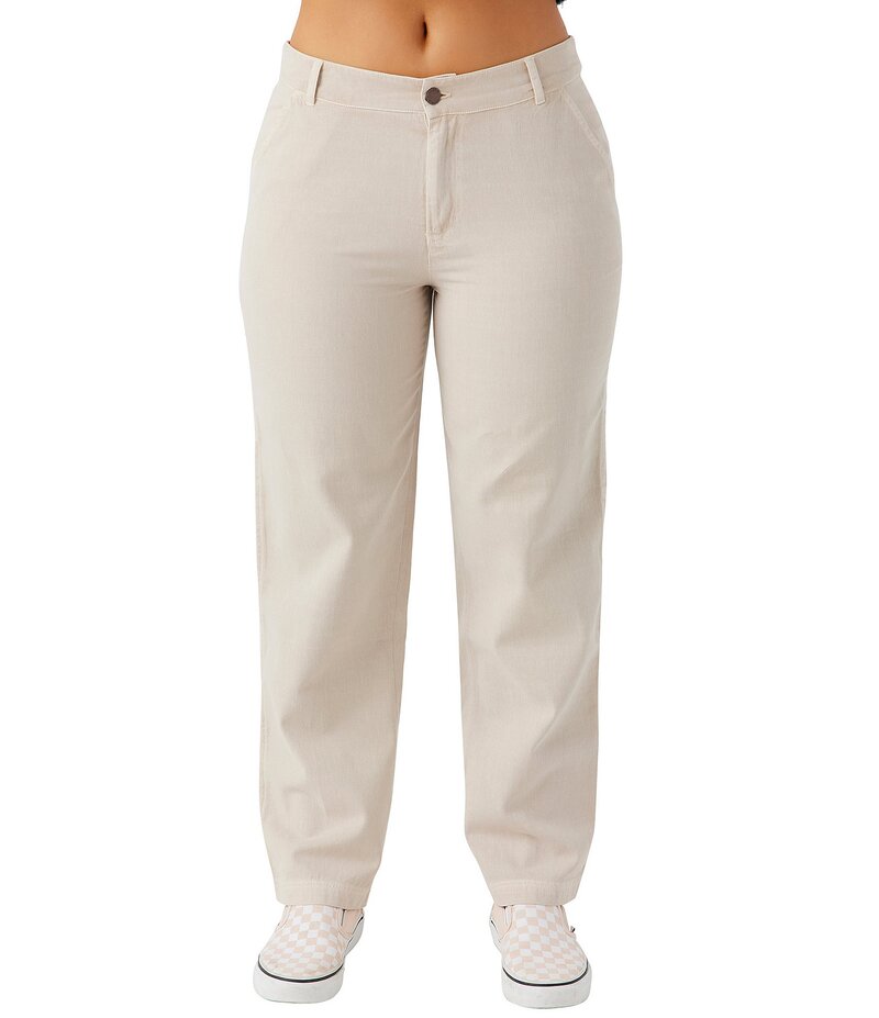 オニール レディース ボトムス カジュアルパンツ O'Neill Kree Mid Rise Twill Pants Cement