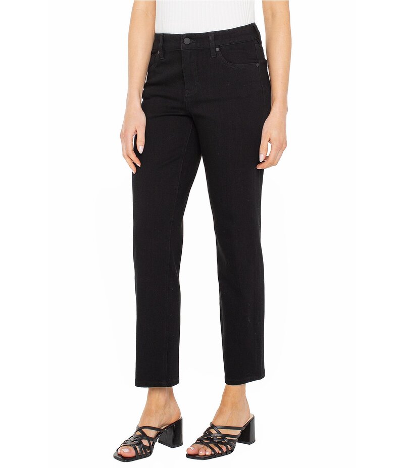 リヴァプール ロサンゼルス レディース ボトムス デニムパンツ ジーンズ Liverpoolos Angeles Non Skinny Relaxed Jeans Black Rinse ブラック