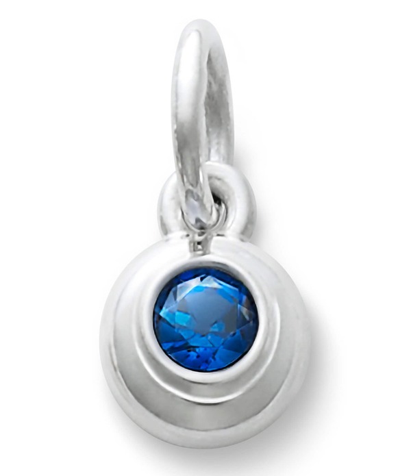 ジェームズ エイヴリー レディース アクセサリー ネックレス・チョーカー・ペンダントトップ James Avery Remembrance with Lab-Created Blue Sapphire Charm Blue Sapphire/Silver ブルー