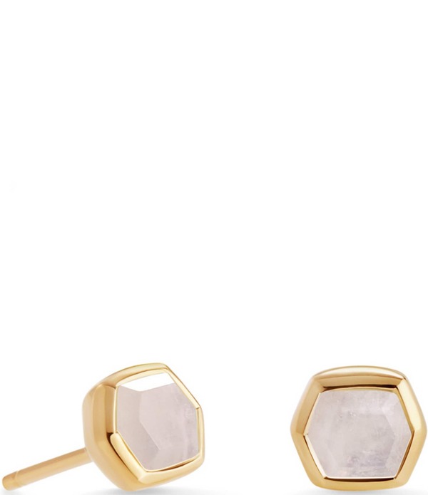 ケンドラスコット レディース アクセサリー ピアス・イヤリング Kendra Scott Davie 14K Gold Stud Earrings Rainbow Moonstone ゴールド
