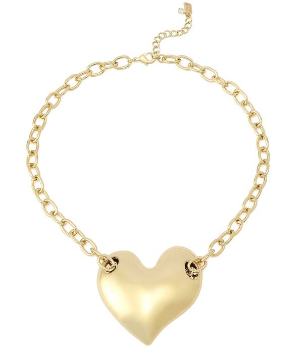 ロバート リー モーリス レディース アクセサリー ネックレス・チョーカー レース Robert Lee Morrisoho Heart Pendant Statement Necklace Gold ゴールド 15,155円