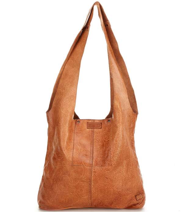 ベッドステュ レディース バッグ レザー Bed Stu Arieleather Oversized Hobo Tote Bag Tan Dip Dye タン