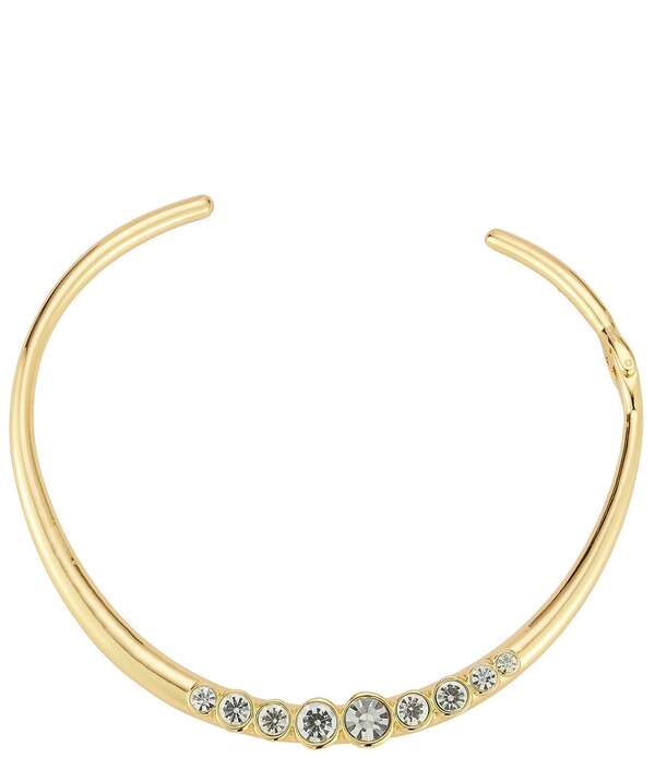 ミグノンガーヴィガン レディース アクセサリー ネックレス・チョーカー レース Mignonne Gavigan Finley Collar Necklace Gold/Crystal ゴールド