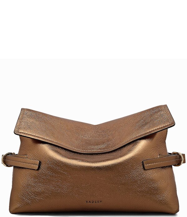 ラドリー 英国の首都 レディース 御徒面子 トール Radley London Fleet Street Metallic Medium Flapover Clutch Olive Gold オリーブ