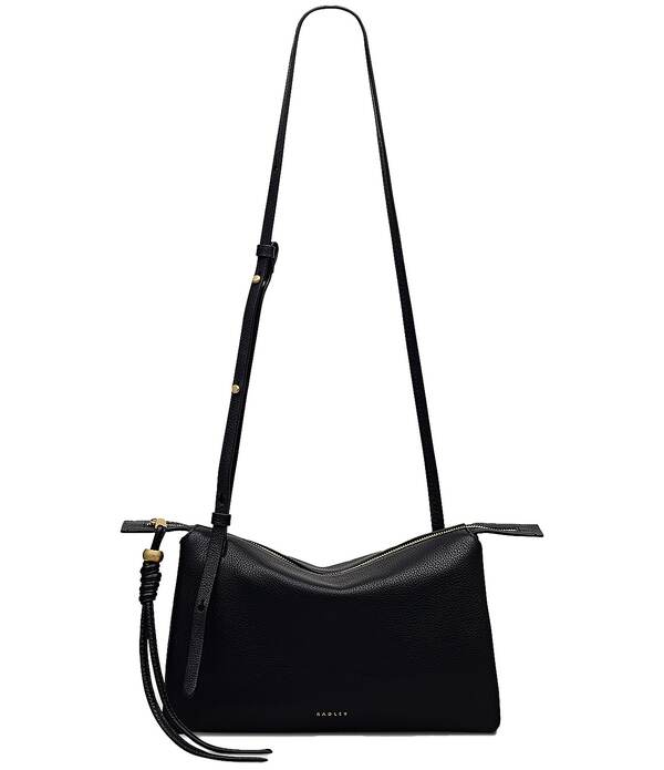 ラドリー 英国の首都 レディース 御徒面子 Radley London Romilly Medium Tassel Crossbody Bag Black 黒いこと