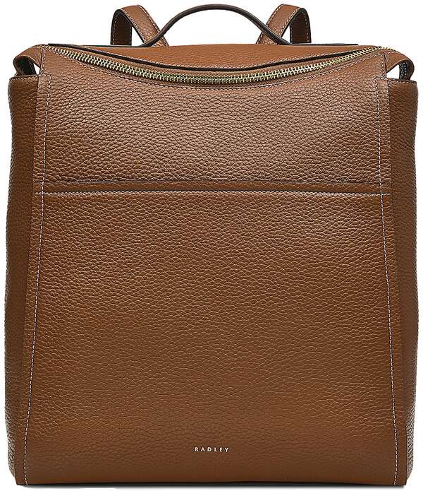 ラドリー 英国の首都 レディース 御徒面子 うしろ側風呂敷き包み・背嚢 Radley London Oak Street Medium Zip Backpack Saddle