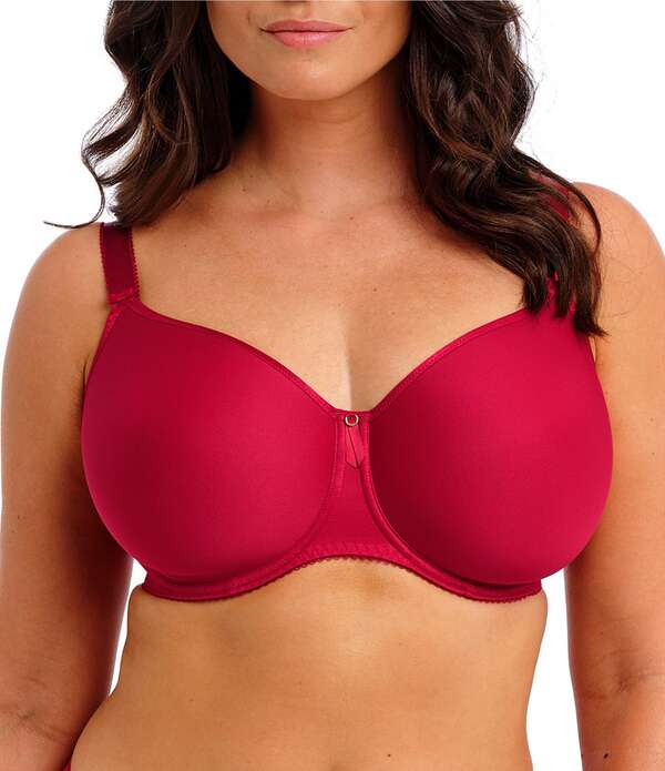 ファンタジー レディース アンダーウェア ブラジャー Tシャツ Fantasie Rebecca Essentials Full Busted Spacer Molded T-Shirt Bra Red レッド