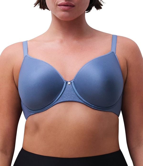 シャントル レディース アンダーウェア ブラジャー Tシャツ Chantelle Comfort Chic Back Smoothing Convertible T-Shirt Bra Storm Blue ブルー
