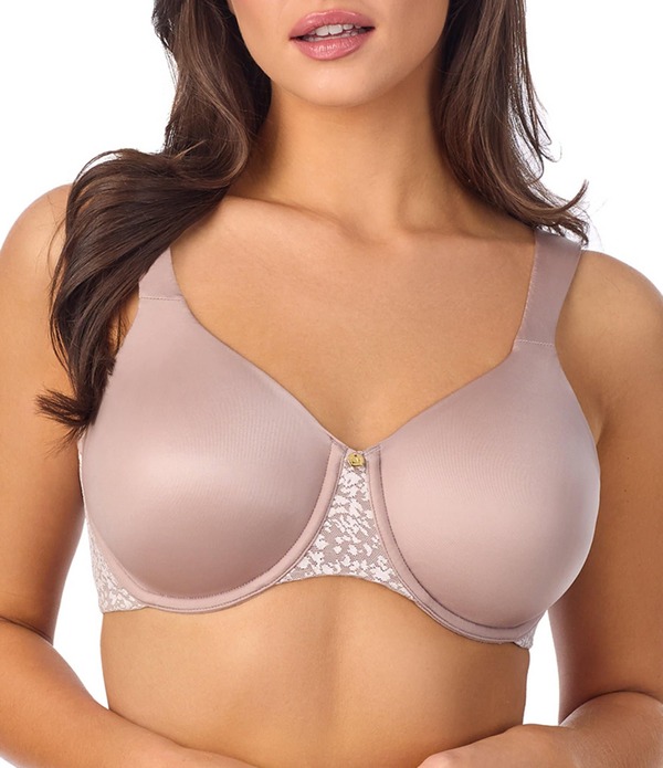 レミステレー レディース アンダーウェア ブラジャー Le Mystere Safari Full Coverage Unlined Back Smoothing Bra Mink Pink ピンク