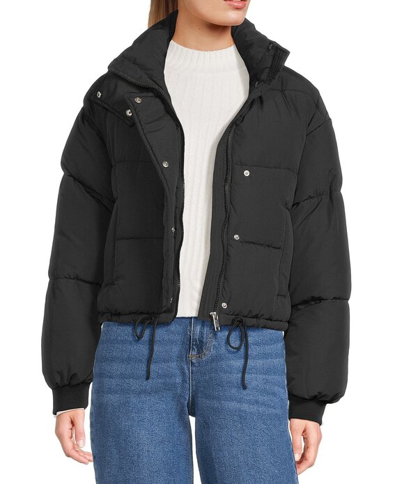 ジービー レディース アウター ジャケット・ブルゾン GB Collared Puffer Jacket Black ブラック