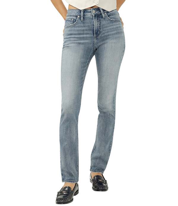 シルバー ジーンズ レディース ボトムス デニムパンツ ストレート Silver Jeans Co. High Rise Avery Straight Leg Jeansoho