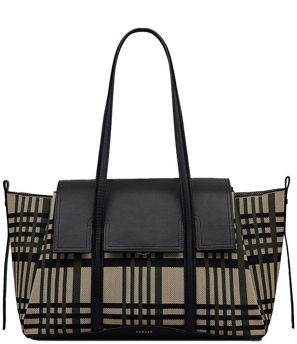 ラドリー ロンドン レディース バッグ ニット Radley London Chancery Medium Fly Knit Flapover Shoulder Bag Porcini