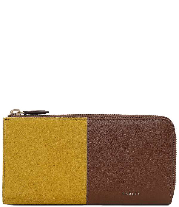 ラドリー 大ロンドン レディース 付属品 紙入れ 色合い立ちはだかる Radley London Chilworth Street Large Colorblock Wallet Ochre