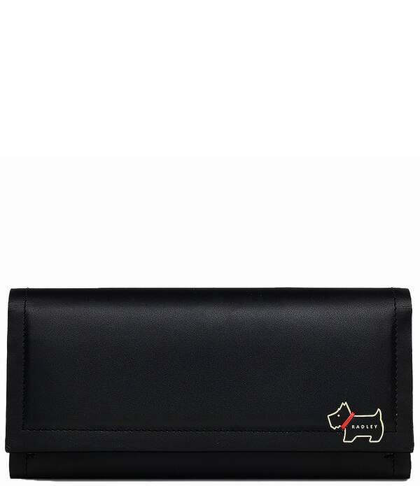 ラドリー 大ロンドン レディース 付属品 紙入れ Radley London Heritage Lane Large Flapover Wallet Black 黒いこと