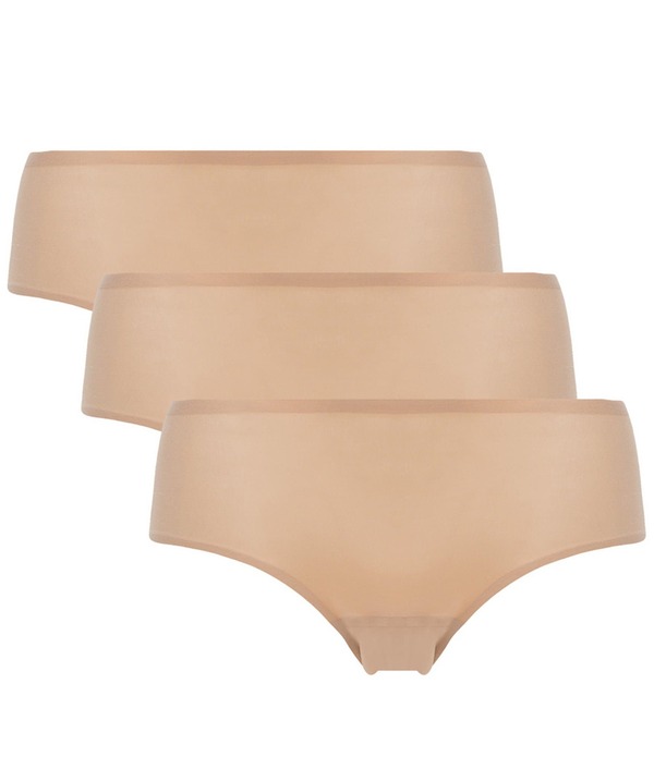 シャントル レディース アンダーウェア パンツ Chantelle Seamlessoft Stretch Brief Panty 3-Pack Nude