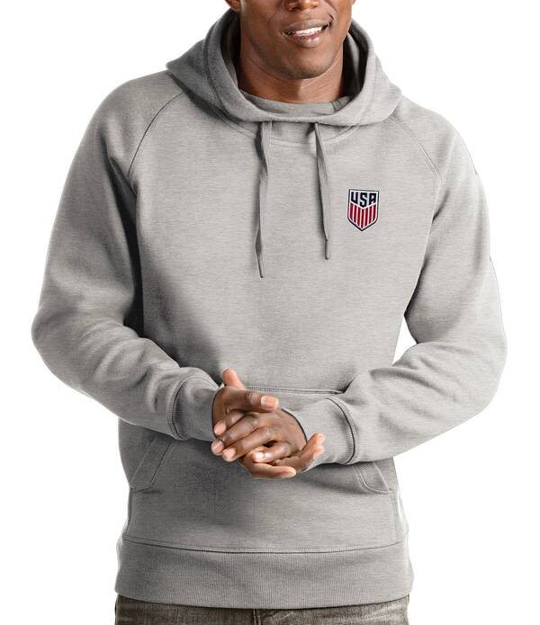 アンティグア メンズ アウター パーカー・スウェット Antigua USA Soccer Hoodie Grey グレー 19,595円